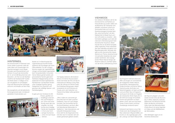 Mietermagazin wohnfühlen, Ausgabe Oktober 2025 – Doppelseite